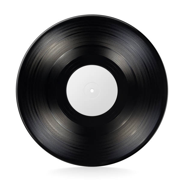 istock 12-inch vinyl LP record isolated on white background. 3D rendering. 1403608418