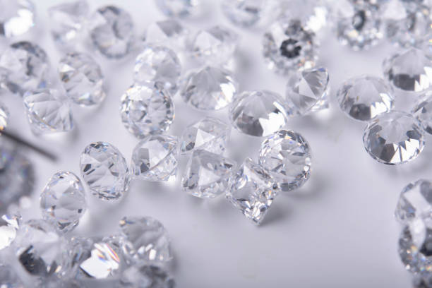 istock Popular Diamond Shapes Isolated Diamond Shapes on White Background 1403610313