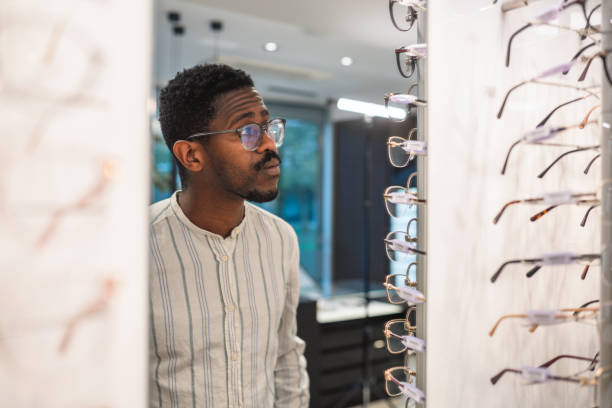 istock Close Up of Black Man Reflection in the Mirror 1403610907