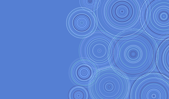 Abstract overlap ripples overlap line rings background pattern design.