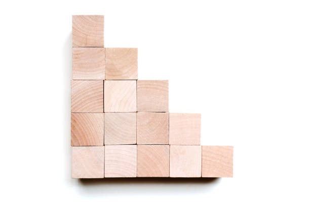 hand pick wood cube amoung cubes for man recruit job search concept