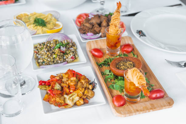 istock Squid Roast Salad Appetizers Plate Presentation 1403637580