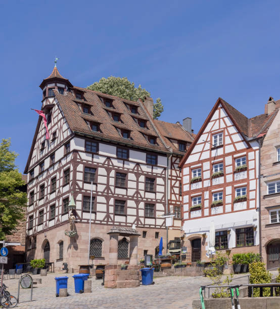 istock Nuremberg half-timbered houses Germany 1403638504