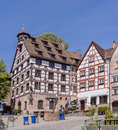 Nuremberg half-timbered houses  - Obere Schmiedgasse 56 Nürnberg