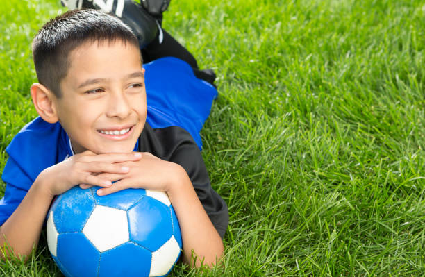 istock Little boy soccer portrait 1403638544