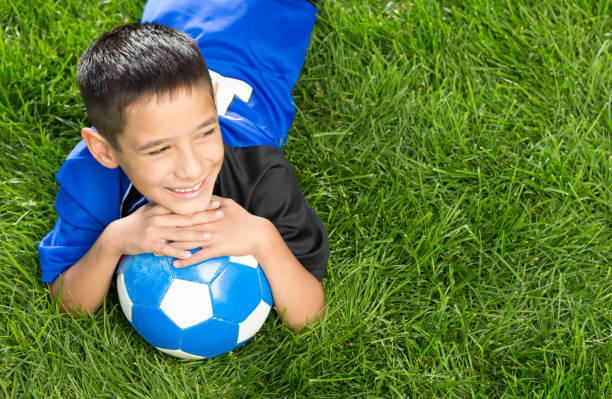 istock Little boy soccer portrait 1403638616