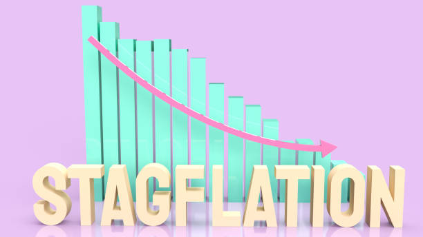 istock The stagflation text and chart for business concept 3d rendering 1403639679