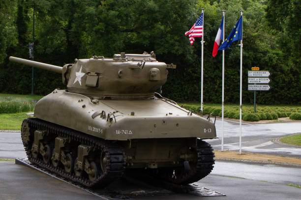 istock The old American WW2 Tank 1403653799