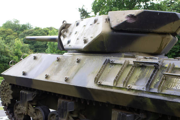 istock The old American WW2 Tank 1403653804