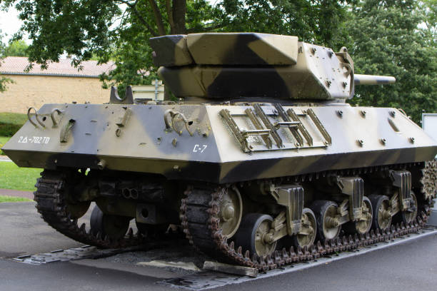 istock The old American WW2 Tank 1403653810
