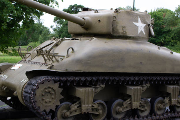 istock The old American WW2 Tank 1403653815