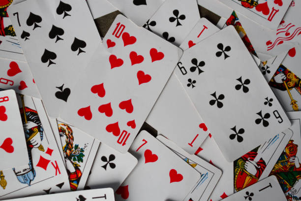 istock Background of playing cards 1403674866