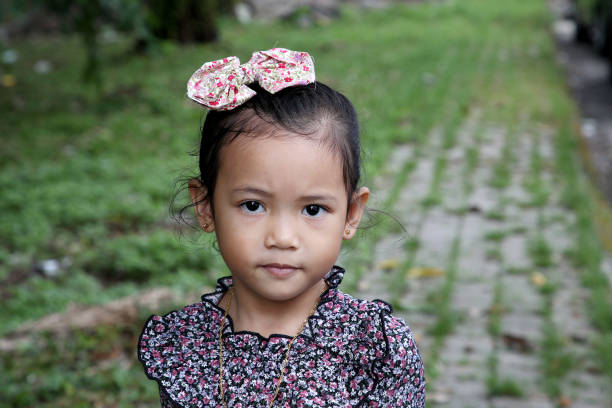 Portrait of Muslim girl.