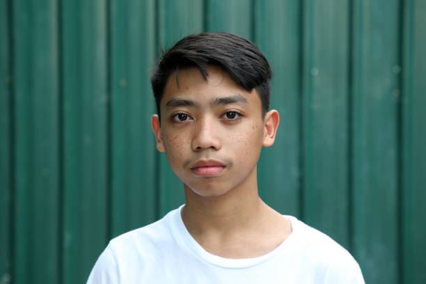 Portrait of Muslim teen boy.