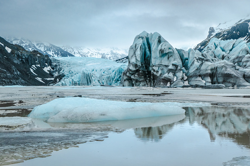 Svínafellsjökull (glacier) is an offshoot of Europe's largest glacier, Vatnajökull. This glacier is sometimes called Iceland's biggest Hollywood star and has been featured in many movies such as ,,Batman Begins