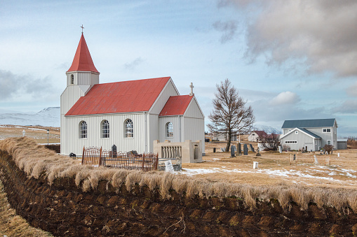 The church of Glaumbaer in North Iceland