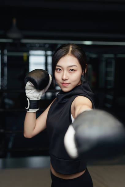 istock Asian models exercise in the gym 1403682878
