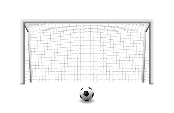 tor fußball 1 - netting stock-grafiken, -clipart, -cartoons und -symbole