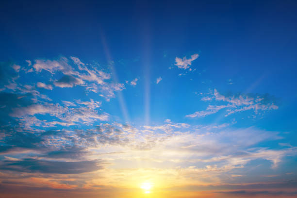 istock Sunrise sky and cloud at morning. 1403691037