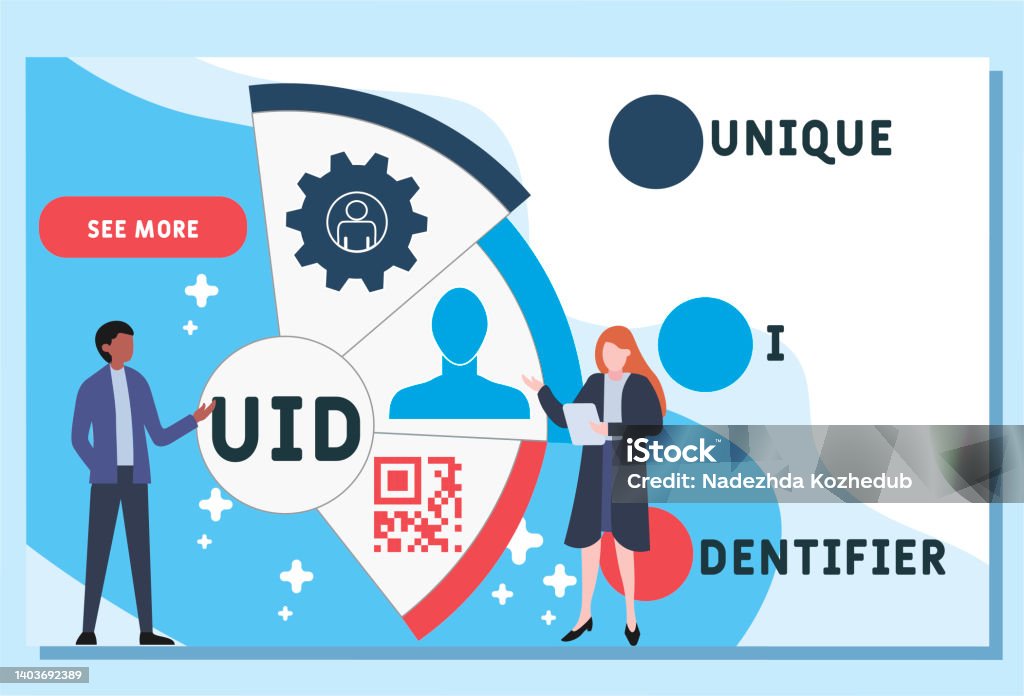 Unique Identification Uid Uid Unique Identifier Acronym Stock Illustration - Download Image Now ...