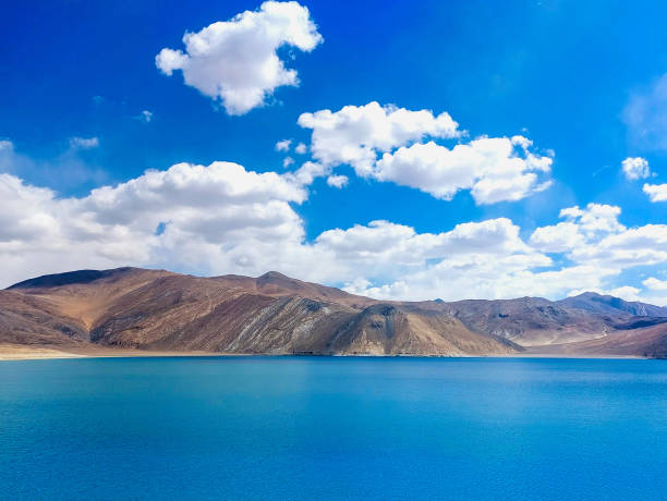 Pangong Tso or Pangong Lake is an endorheic lake spanning eastern Ladakh and West Tibet situated at an elevation of 4,225 m. It is 134 km long and divided into five sublakes, called Pangong Tso, Tso Nyak, Rum Tso and Nyak Tso.