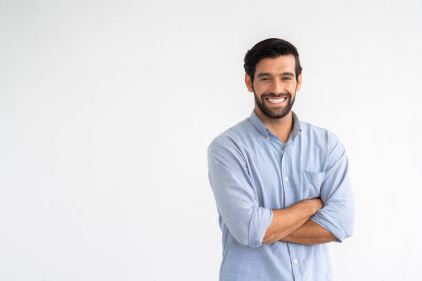 istock happy smiling handsome caucasian man 1403703352
