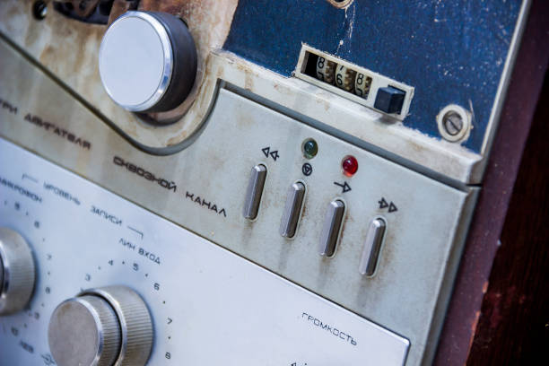 istock control panel of vintage tape recorder 1403706851
