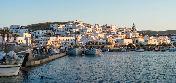 istock old port in Paros at sunset. Greece 1403706921
