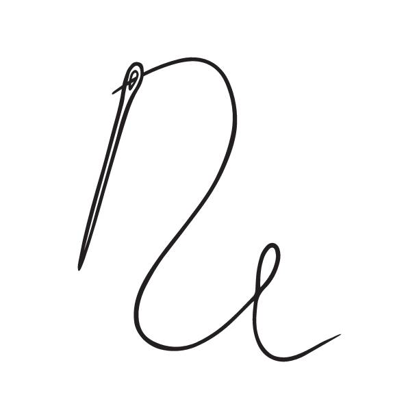 ilustrações de stock, clip art, desenhos animados e ícones de ðð»ñ ðð½ñðµñð½ðµñð° - sewing thread tailor needle