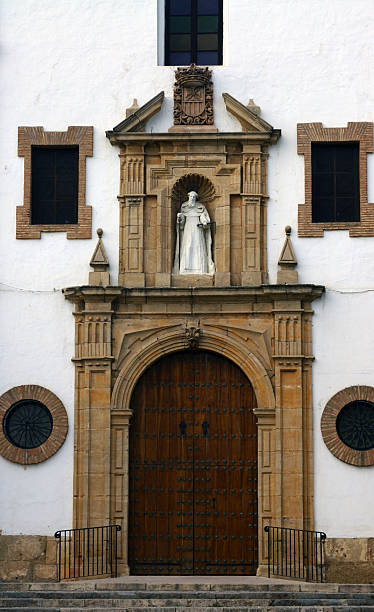 istock Church Door in Ronda Spain 140374413