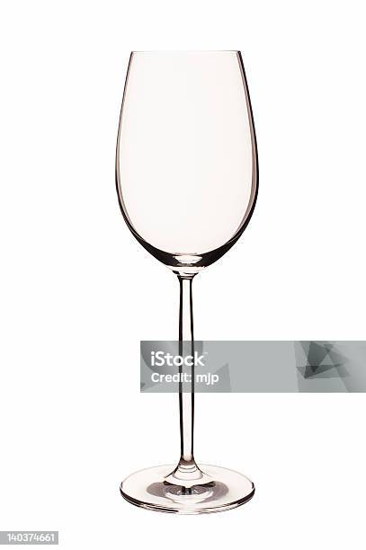 Photo libre de droit de Verre De Vin En Verre Vide banque d'images et plus d'images libres de droit de Alcool - Alcool, Blanc, Boisson