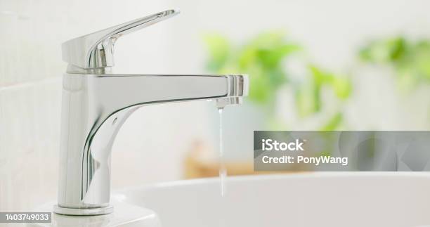 Water Resource Concept Stock Photo - Download Image Now - Faucet, Drop, Water