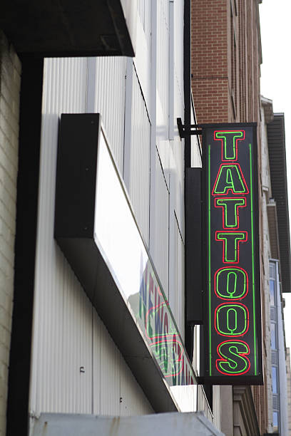 istock Neon Sign for a Tattoo Parlor 140374951