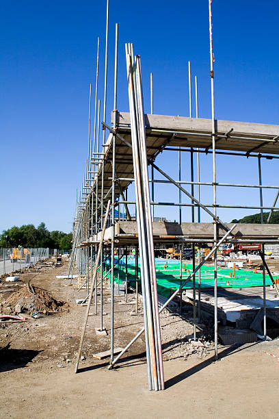 scaffolding stock photo