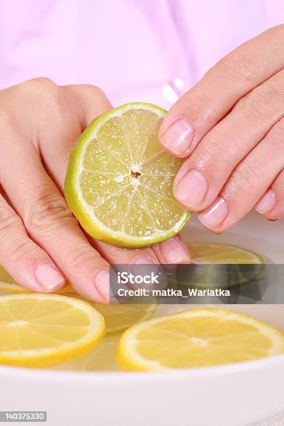 Hands Care Stock Photo - Download Image Now - Fingernail, Lemon - Fruit, Manicure