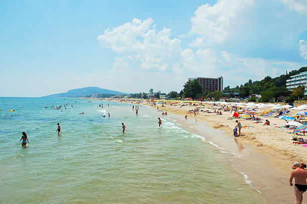 Albena Beach stock photo