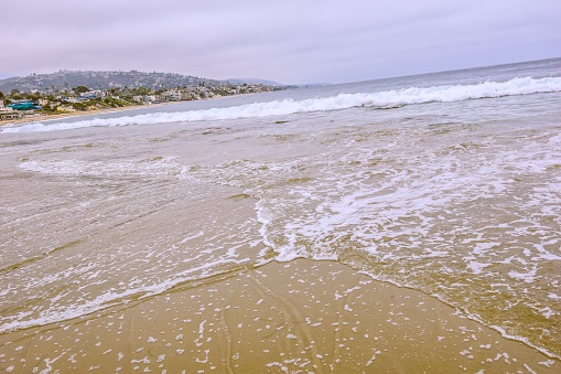 The beauty of the Pacific Ocean can be seen in its vast expanse of waters. Laguna Beach is a vacation destination of many. The view of the ocean creates a peaceful setting.