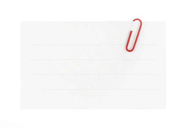 istock White Paper and Clip with Clipping Path 140376351