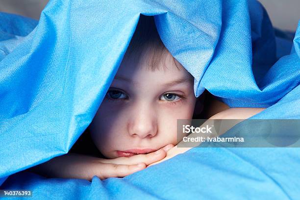 Sleepy Boy Stock Photo - Download Image Now - Animal Body, Aspirations, Bed - Furniture