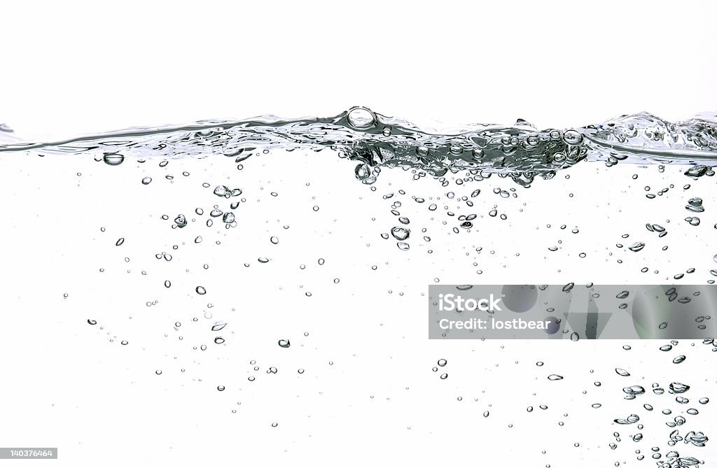 Some clear crisp water bubbles water bubbles isolated on white background Abstract Stock Photo