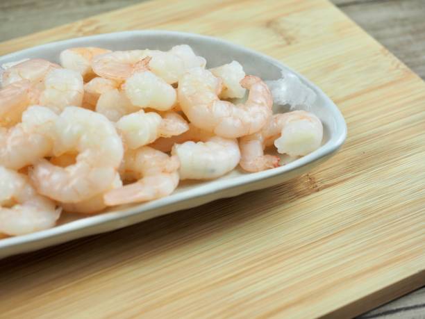 istock Small shrimp, cooking ingredients, seafood 1403764674