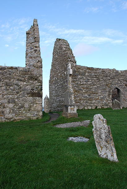 6th Century Christian Settlement in Ireland stock photo