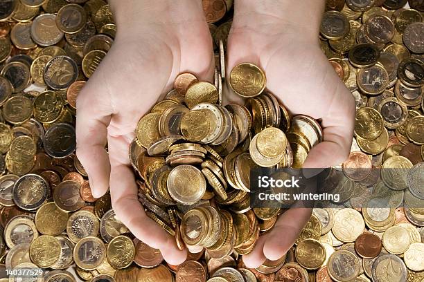 Fistful Of Money Stock Photo - Download Image Now - Collection, Coin, Gold - Metal