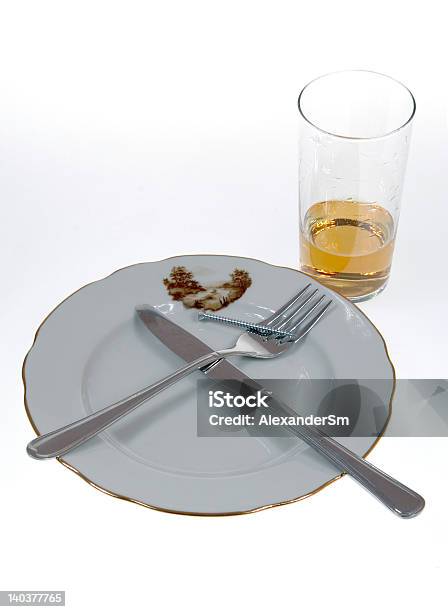 Lunch Of Robot Stock Photo - Download Image Now - Arranging, Crockery, Dieting