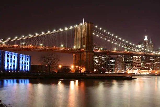 Photo of Brooklyn Bridge At Night