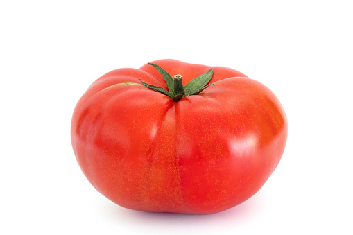 large tomato in close-up