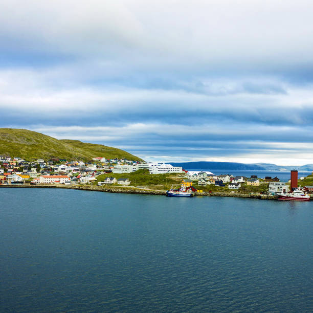 istock Honningsvag sea view, Norway 1403782591