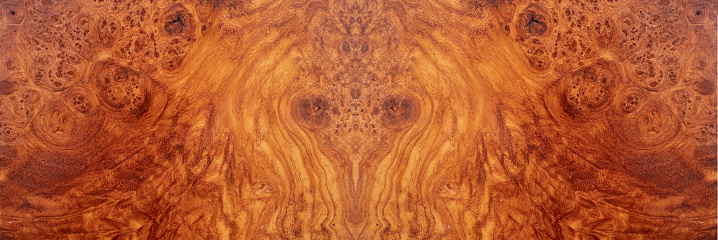 Natural Afzelia burl madera rayada es un hermoso patrón de madera para el fondo photo