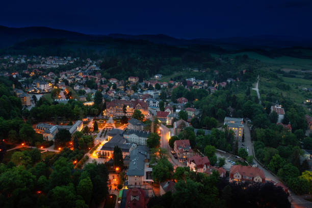 istock Kudowa Zdroj at night 1403785646