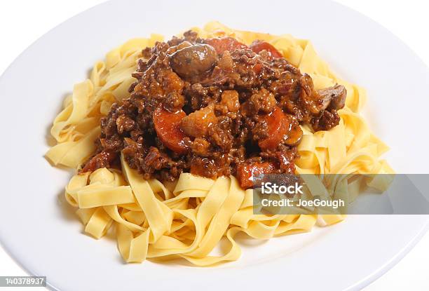 Spaghetti Bolognese Stock Photo - Download Image Now - Beef, Bolognese Sauce, Carrot